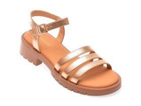 Sandale casual GRYXX bronz, UR2456, din piele naturala