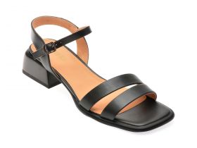 Sandale casual GRYXX negre, UR2079, din piele naturala