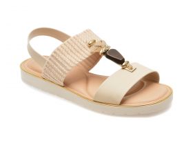 Sandale casual MODARE bej, 7175102, din piele ecologica