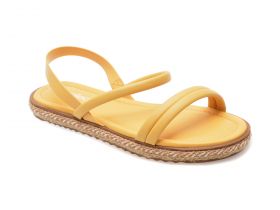 Sandale casual MOLECA galbene, 5413723, din piele ecologica