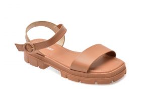 Sandale casual MOLECA nude, 5475100, din piele ecologica