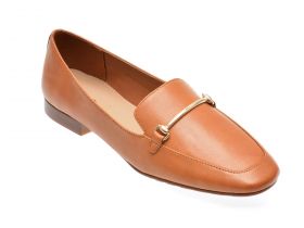 Mocasini casual ALDO maro, 13441256, din piele naturala