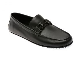 Mocasini casual ALDO negri, 13750576, din piele naturala