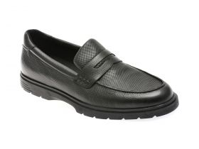 Mocasini casual ALDO negri, 13760694, din piele naturala