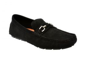 Mocasini casual ALDO negri, CAIRNS0011, din piele intoarsa