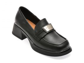 Mocasini casual FLAVIA PASSINI negri, 75052, din piele naturala