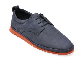 Mocasini casual GRYXX bleumarin, M6461, din nabuc