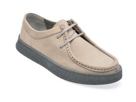 Mocasini casual GRYXX gri, M71802, din nabuc