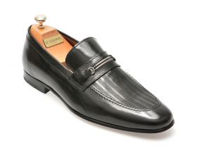 Mocasini eleganti LE COLONEL negri, 603761, din piele naturala