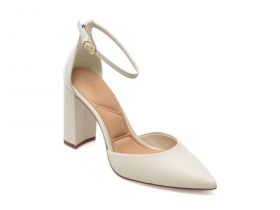 Pantofi ALDO albi, FAITH121, din piele naturala