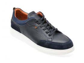 Pantofi casual GRYXX bleumarin, M0910, din piele naturala