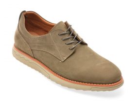 Pantofi casual GRYXX kaki, 323287, din nabuc