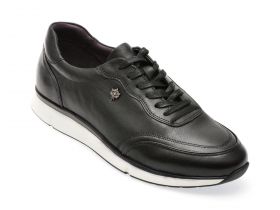 Pantofi casual GRYXX negri, 323295, din piele naturala