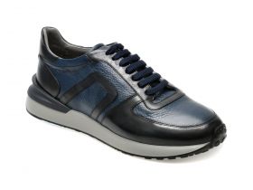 Pantofi casual LE COLONEL, albastri, 664011, piele naturala