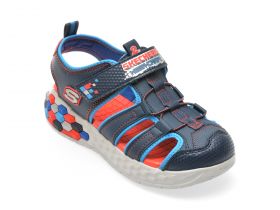 Pantofi casual SKECHERS bleumarin, 402213L, din piele ecologica