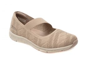 Pantofi casual SKECHERS gri, BE-COOL, din material textil