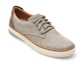 Pantofi casual SKECHERS gri, HYLAND, din material textil