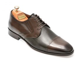 Pantofi eleganti LE COLONEL maro, 487951, din piele naturala