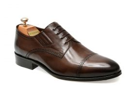 Pantofi eleganti LE COLONEL maro, 509301, din piele naturala