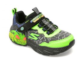 Pantofi SKECHERS negri, CREATURE-LIGHTS, din piele ecologica