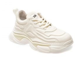 Pantofi sport GRYXX albi, 66019, din piele naturala