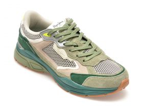 Pantofi sport PEPE JEANS multicolor, DAVE RISE,  din piele intoarsa