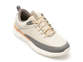 Pantofi sport SKECHERS bej, DEL RETTO, din material textil