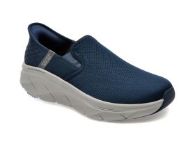 Pantofi sport SKECHERS bleumarin, D LUX WALKER 2.0, din material textil