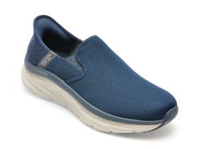 Pantofi sport SKECHERS bleumarin, D LUX WALKER, din material textil