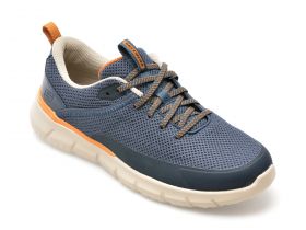 Pantofi sport SKECHERS bleumarin, DEL RETTO, din material textil