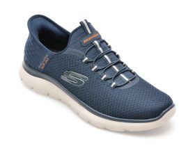 Pantofi sport SKECHERS bleumarin, SUMMITS, din material textil