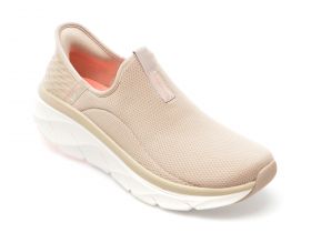 Pantofi sport SKECHERS gri, D LUX WALKER 2.0, din material textil