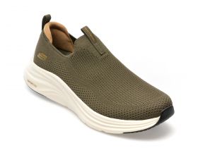 Pantofi sport SKECHERS kaki, VAPOR FOAM, din material textil