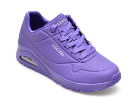 Pantofi sport SKECHERS mov, UNO, din piele ecologica