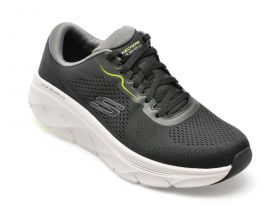 Pantofi sport SKECHERS negri, D LUX WALKER 2.0, din material textil