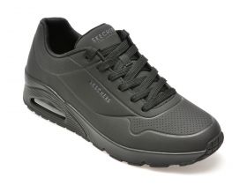 Pantofi sport SKECHERS negri, UNO, din piele ecologica