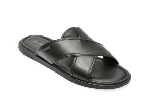 Papuci ALDO negre, 13737417, din piele naturala