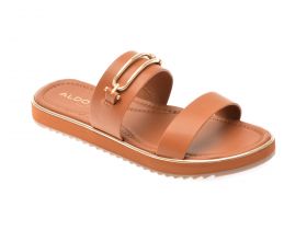 Papuci casual ALDO maro, 13749052, din piele ecologica