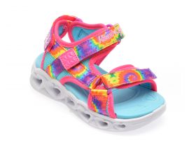 Sandale casual SKECHERS roz, 302160N, din material textil