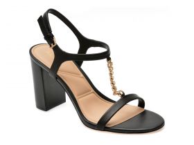 Sandale elegante ALDO negre, CLELIA0011, din piele naturala