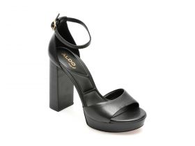 Sandale elegante ALDO negre, ENAEGYN2.0001, din piele naturala