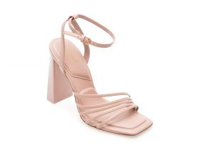 Sandale elegante ALDO roz, 13706560, din piele ecologica