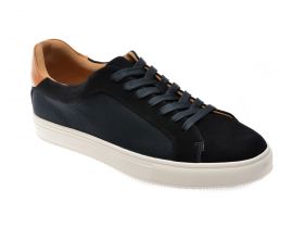 Pantofi casual ALDO bleumarin, 13750433, din material textil si piele intoarsa