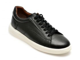 Pantofi casual GRYXX negri, 99420, din piele naturala