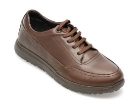 Pantofi OTTER maro, TUR85, din piele naturala