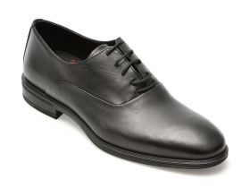 Pantofi OTTER negri, 40031, din piele naturala