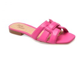 Papuci casual FLAVIA PASSINI fucsia, 356606, din piele naturala