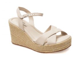 Sandale casual FLAVIA PASSINI bej, 357601, din piele naturala