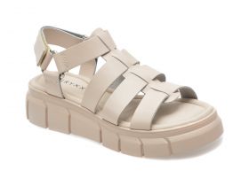 Sandale casual GRYXX bej, 357802, din piele naturala