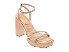 Sandale elegante ALDO nude, 13542747, din material textil